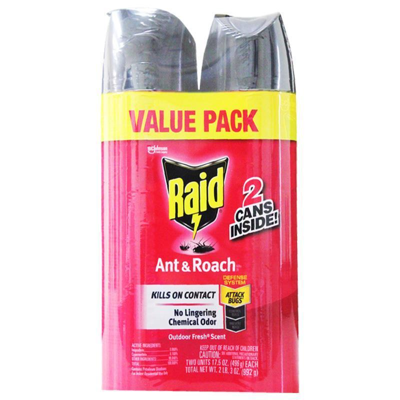 074919_2PK 17.5oz 030076 RAID ANT&ROACH OUTDOOR FRSH-6 image