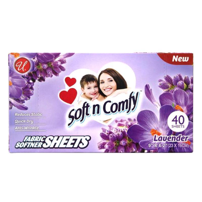 55622_40CT FABRIC SOFTNER SHEET LAVENDER-24 image
