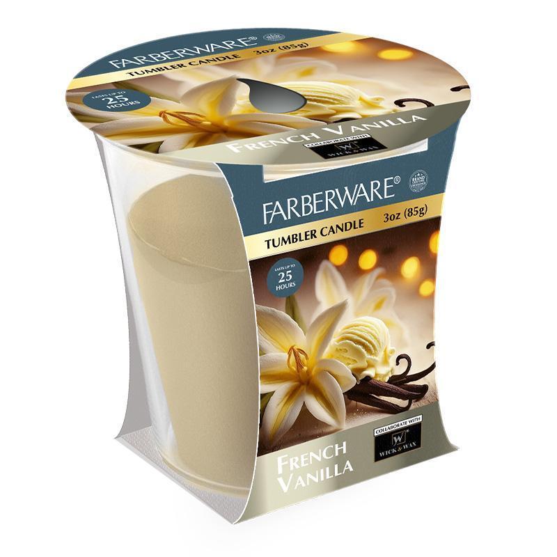 55782_3OZ FARBERWARE TUMBLER CANDLE FRENCH VANILLA-12 image
