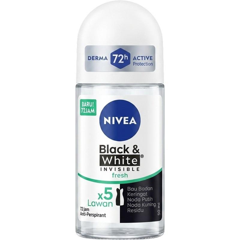 700625_50ML NIVEA ROLL ON 11482 INVISIBLE B&W FRESH FW-24 image