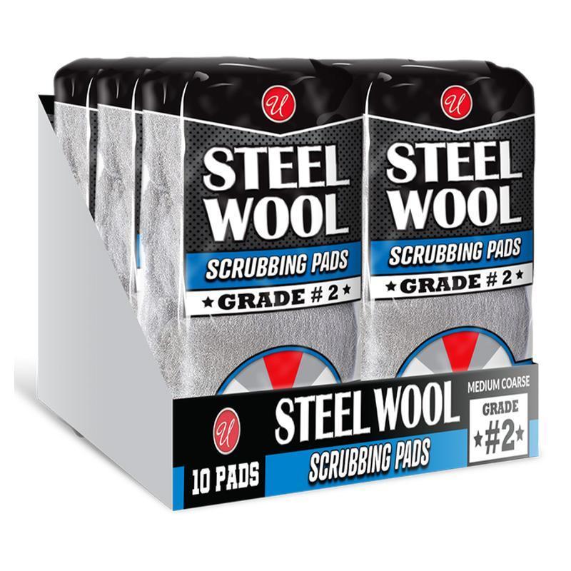 82047_10PK STEELWOOL GRADE-2 PDQ-24