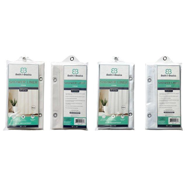 CH10239_PVC SHOWER CURTAIN WHT & BEIGE 6G -24