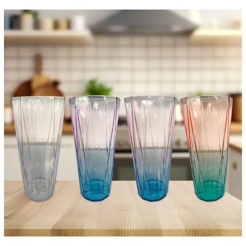CH10640_84.5oz / 2500ML 'FACETED' PLASTIC DECORATIVE VASE - 12 image