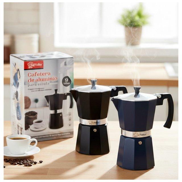 CH11149_9 CUP ALUM STOVETOP ESPRESSO & COFFEE MAKER -12 image