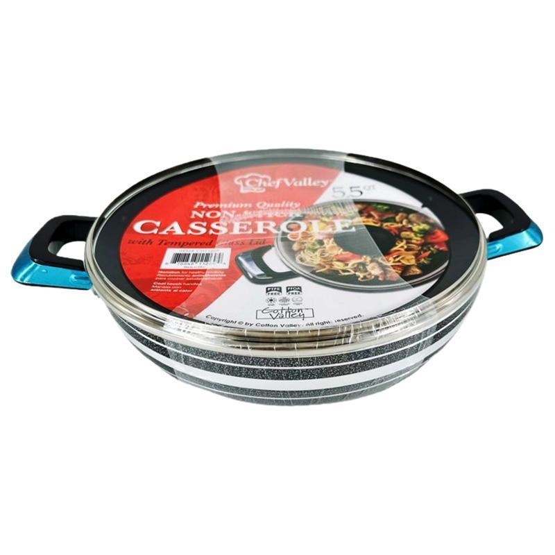 CH11269_5.5QT NONSTICK CASSEROLE W/LID-6 image