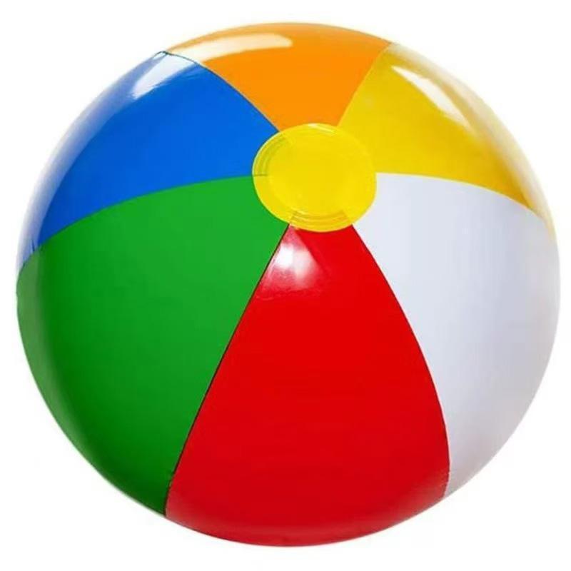 CH80880_16" INFLATABLE BEACH BALL MULTI COLORS-48 image