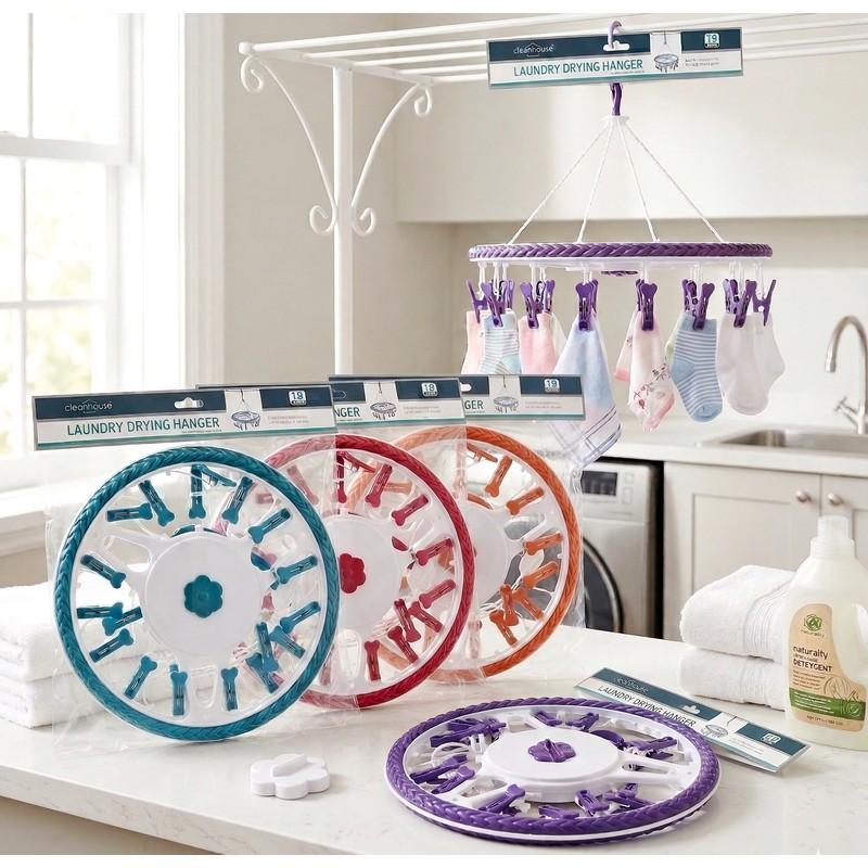 CH85783_20 PEG HANGING DRYING RACK - ROUND -24 image