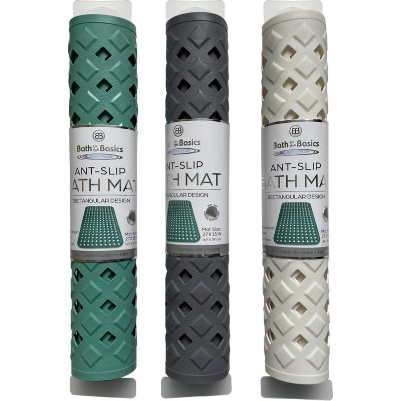 CH86385_27"x15" TPE BATH TUB MAT ASST - 12