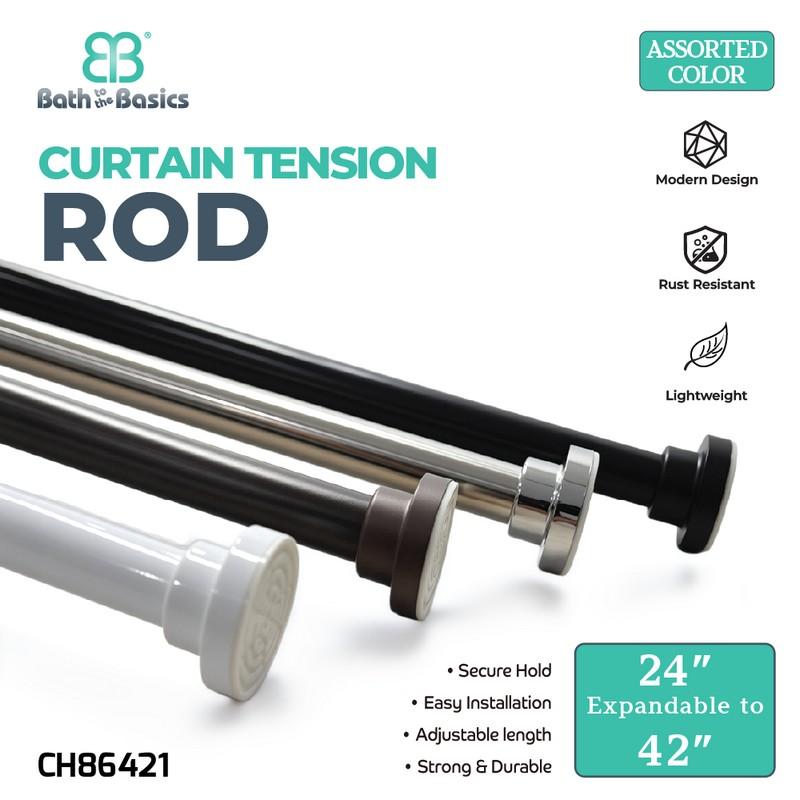 CH86421_CURTAIN TENSION ROD ASST 24"-42" - 12 image