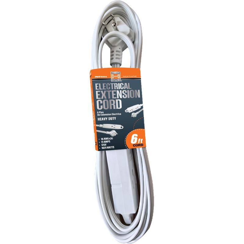 CH86457_6FT HEAVY DUTY EXTENSION CORD WHITE - 25