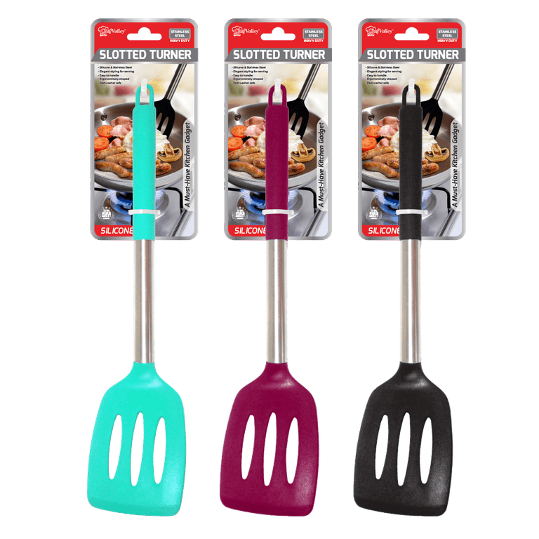 CH86918_KITCHEN SLOTTED TURNER WITH SCILICONE HANDLE-24 image