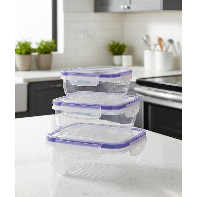 CH86943_AIRTIGHT  RECTANGULAR STORAGE CONTAINER SET 3 PCS (27.1+47.3+77.8 OZ) (STD) - 12 image
