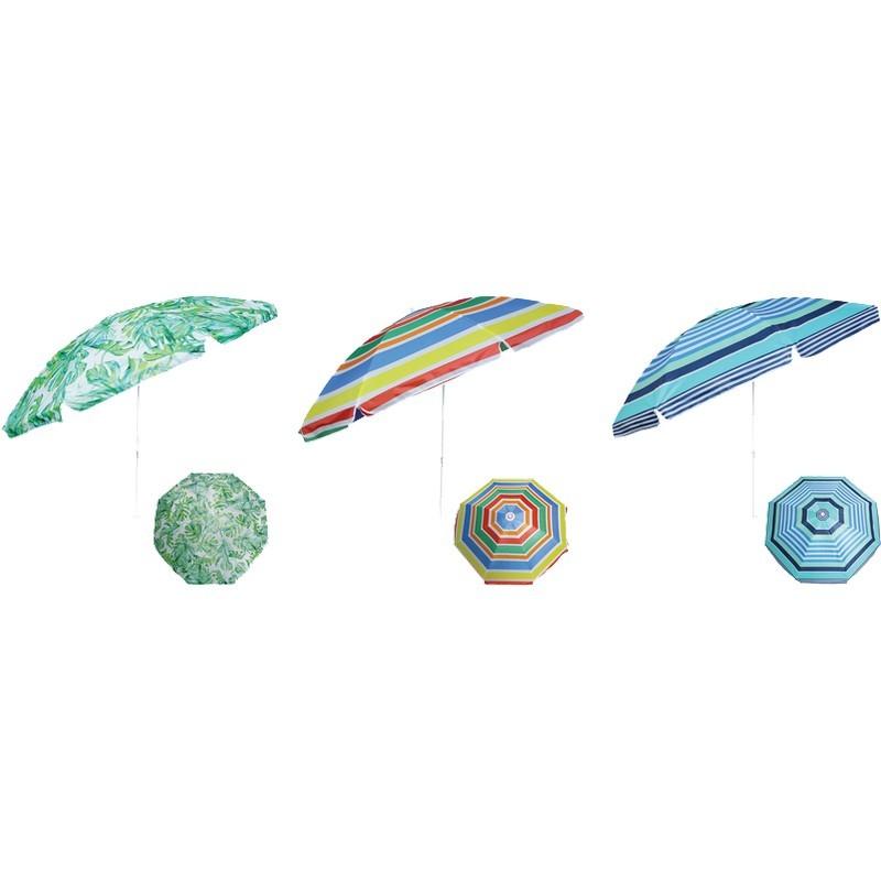 CH87350_6 FEET BEACH UMBRELLA ASSORTED COLORS PRINT-12 image