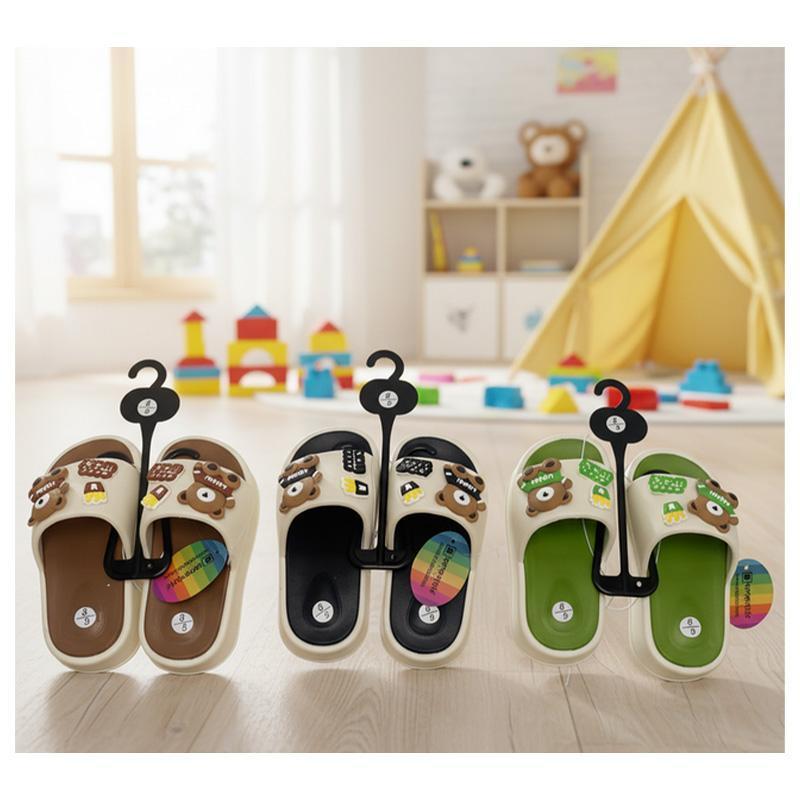 CH88307_JUNIOR BOYS SLIPPER 3 ASSORTED COLORS-18 image