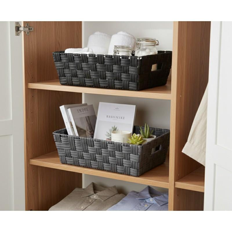 CH88992_LARGE 13X15X5" LAYERED NON WOVEN STORAGE BASKET -12