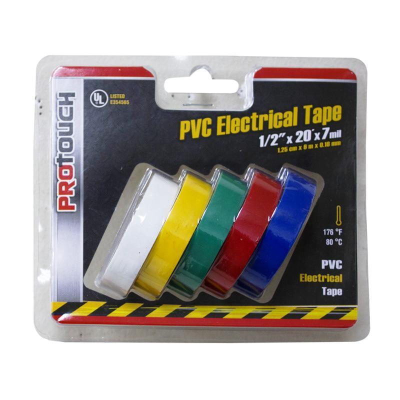 CH89098_5PK PVC ELECTRICAL TAPE ASST COLORS - 48 image