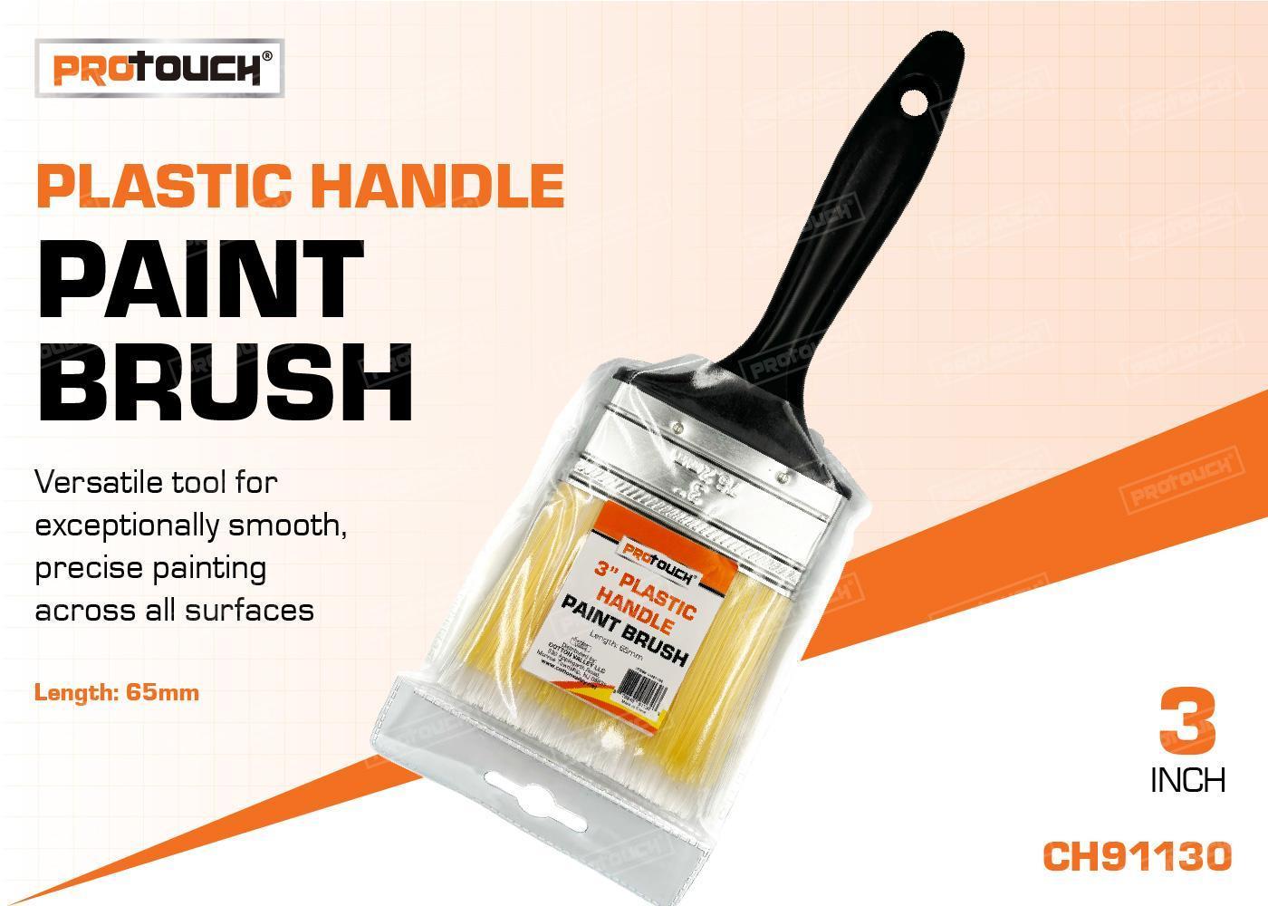 CH91130_3" PAINT BRUSH W/PLASTIC HANDLE - 48 image