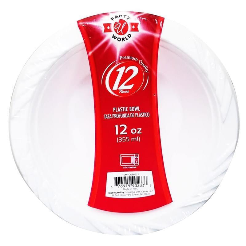 CN90233_12OZ WHITE MICROWAVE DEEP BOWL 12CT-36 image