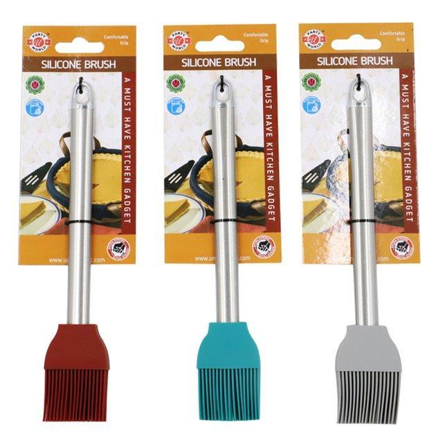 CN91263_SILICONE BRUSH WITH SS HANDLE - 24 image