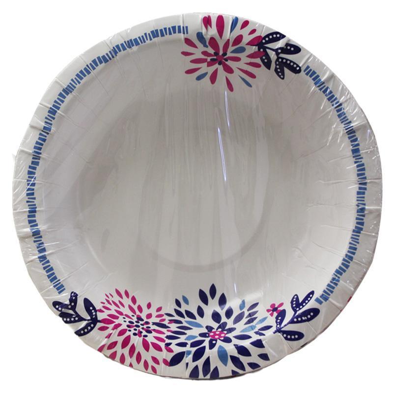 CN91304_14OZ FLORAL DESIGN PAPER BOWL 24CT-12 image