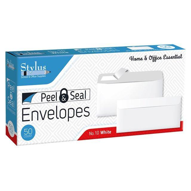 CN91403_#10 WHITE ENVELOP PEEL & SEAL 50 CT-24 image