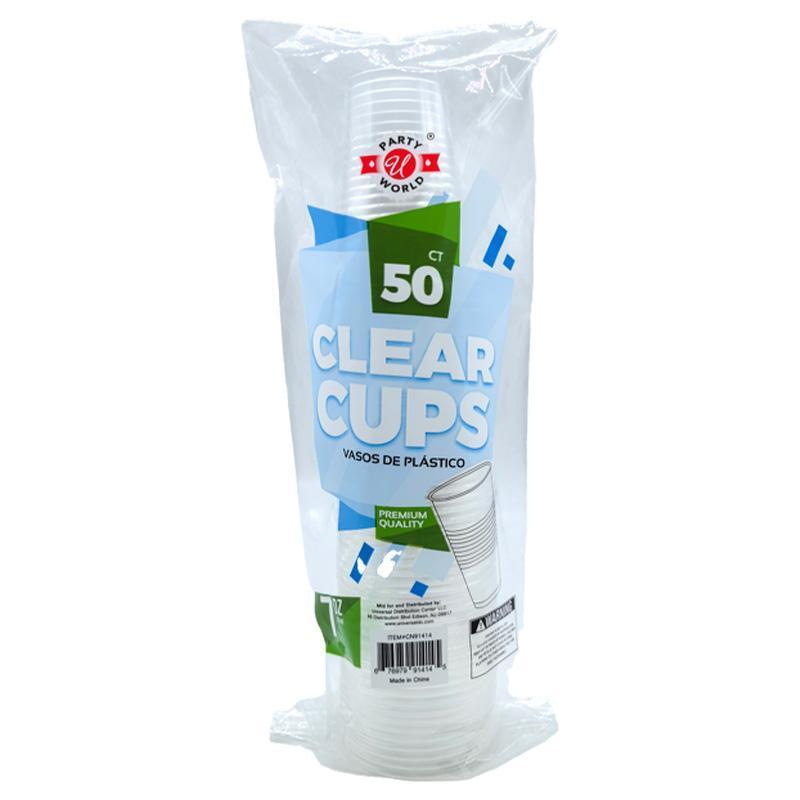 CN91414_74501-50 7OZ 50CT CLEAR CUPS- 48 image