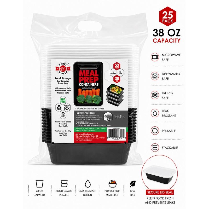 CN91549_25PK RECT CONTAINER 38OZ-12 image