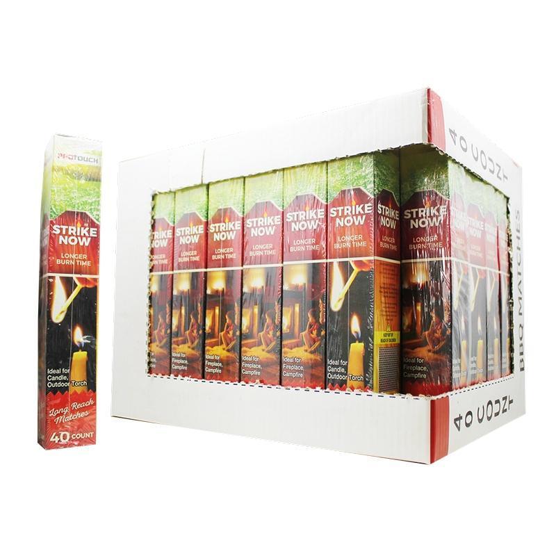 IN81750-A_11'' 40CT 1PK BBQ/ FIRE PLACE MATCHES-48