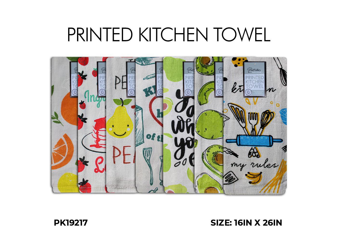 PA19217_1-PK PRINTED KITCHEN TOWEL - 48