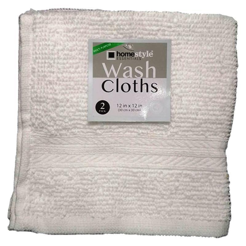 PA76368_2PK 12X12 WASH CLOTH-WHITE ONLY-72 17OZ image