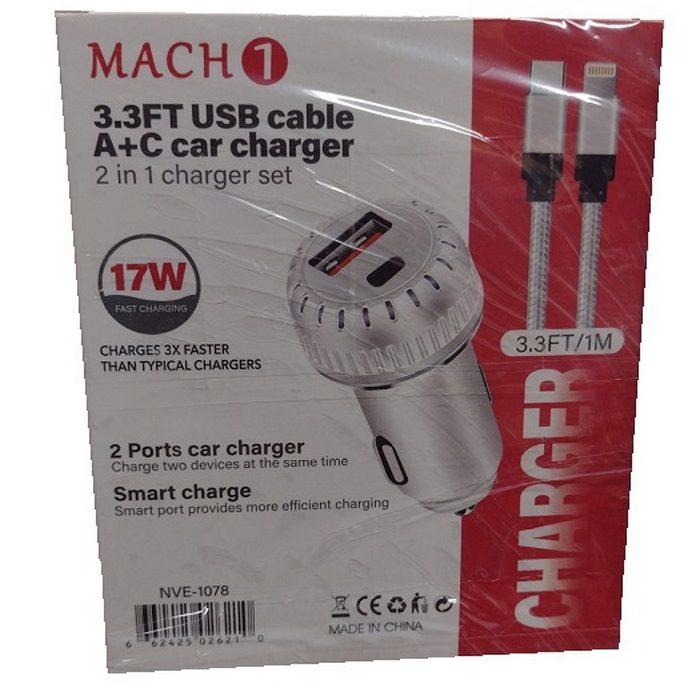 CHARGER SET I-PHONE CAR &CABLE image