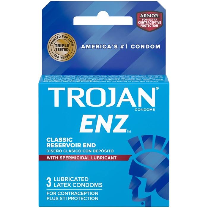 TROJAN 3s  SPERMICIDAL image