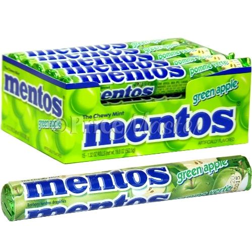 Mentos Roll Green Apple 14'S 15Ct/Box image