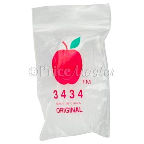 Bulk Mini Zip*34 X34*1000Ct Jewelry Bag #3434
