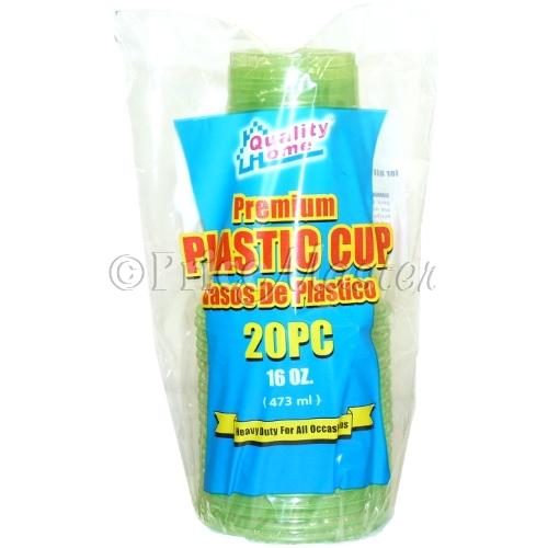 Plastic Cup *Green* 16Oz 15'S