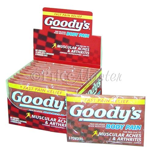 Goody'S *Body Pain6'S(12Pk/Bx) #1301 image