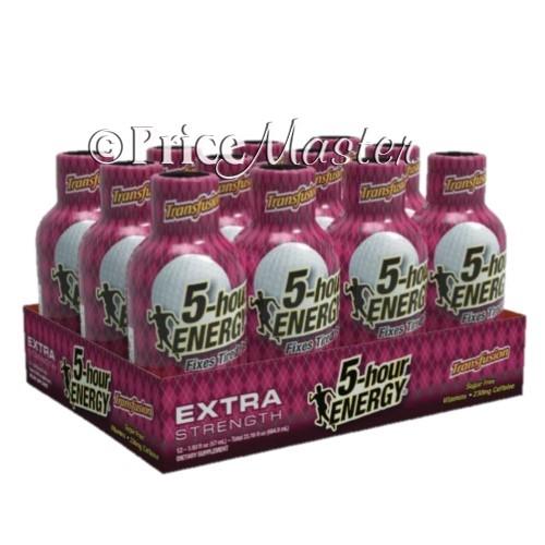 5 Hour Energy *Ex.Str. Trans Fusion 12Ct/Bx