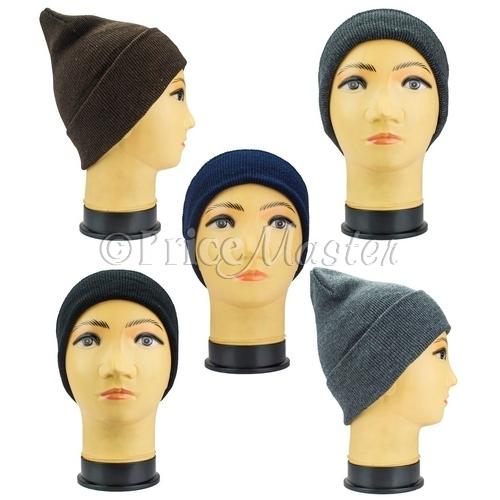 Ski Hat Knit Beanie *Asstd Colors #Aa1158/1025