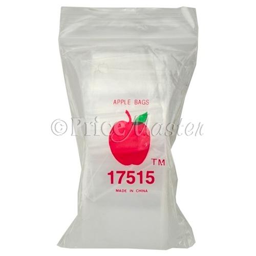 Bulk Mini Zip*175X15*1000Ct Jewelry Bag #17515