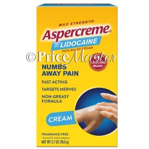 Aspercreme *With Lidocaine 4%* 2.7Oz #05877