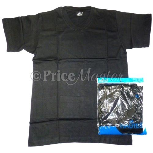 Tshirts Black *V-Neck* 1Xl Extra Large Short Sleeve image