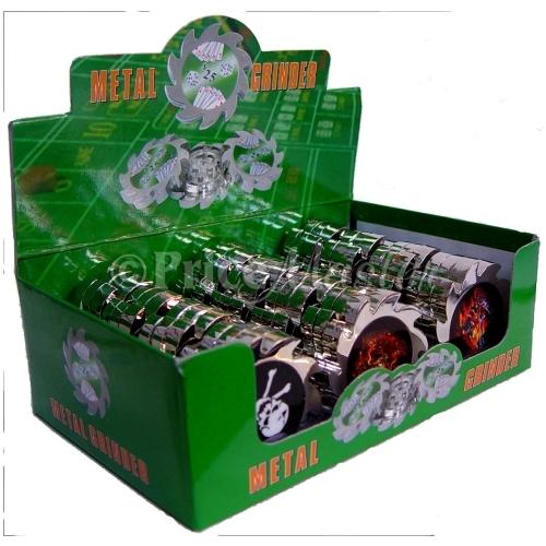Grinder 3Pc *Ninja Star* 12Ct/Box Metal image