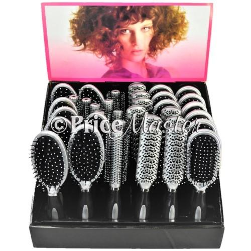 Hair Brush 36Ct Display Asstd Styles