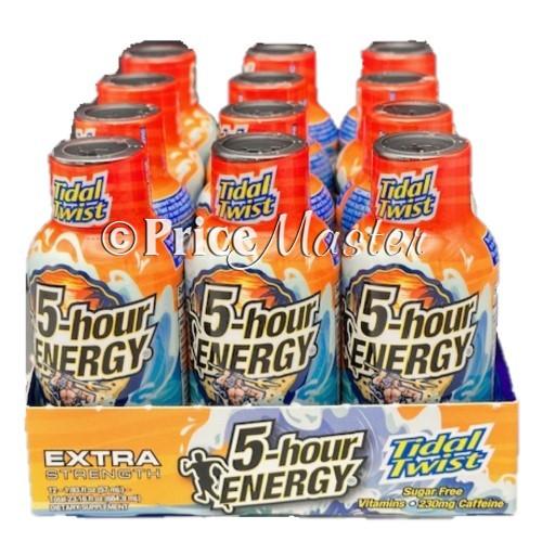 5 Hour Energy *Ex.Str. *Tidal Twist (Pina Colada)* 12Ct/Bx