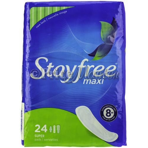 Stayfree Super 24'S 6Pk/Case image