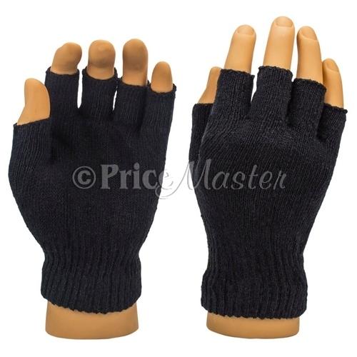 Gloves Magic ***Fingerless*** Black, Dotted/11280 image