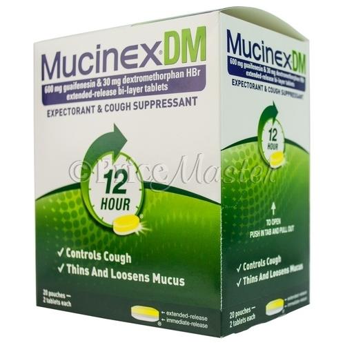 20 X 2'S Mucinex Dm Pouch image