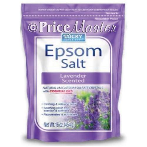 Epsom Salt 16 Oz **Lavender** 12Pc/Cs #12158-12 image