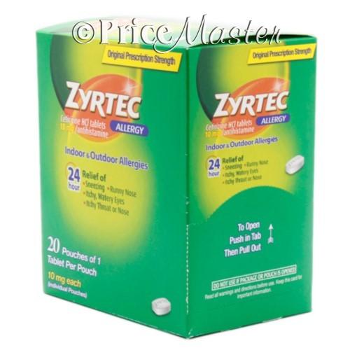 20 X 1'S Zyrtec image