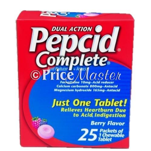 25 X 1 Pepcid Complete Pouch image